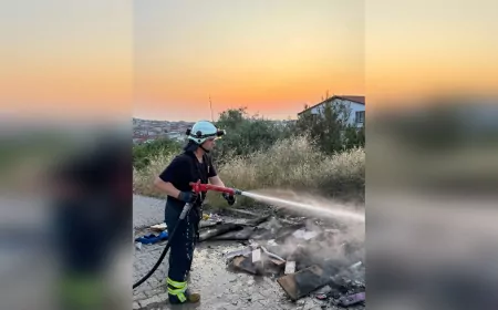 Yalova İtfaiyesi Bayramda 7/24 Görev Başındaydı