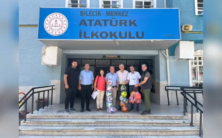 Bilecik’te Atık Toplama Kampanyasına Katılan Öğrenciler Ödüllendirildi