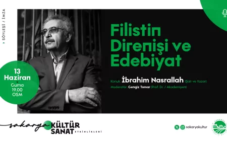 Filistinli Şair İbrahim Nasrallah Sakarya’da: Direnişi ve Edebiyatı Anlatacak