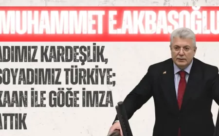 AK Parti Grup Başkanvekili Akbaşoğlu: ‘Adımız kardeşlik, soyadımız Türkiye; KAAN ile göğe imza attık’