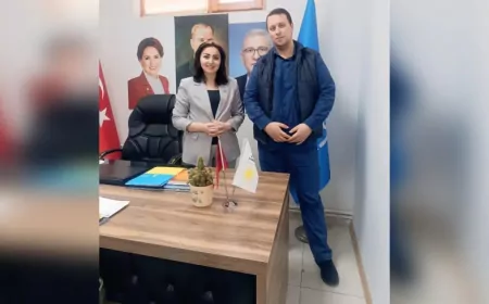 Ajans Expres Gazetesin'den  İYİ Parti İlçe Başkanı Cihanur Öncar’a Ziyaret