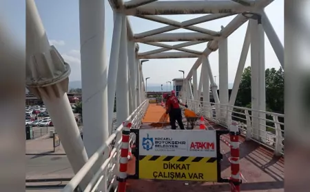 Dr. Sadık Ahmet Üstgeçidi’nde Yenileme Çalışmaları Sürüyor