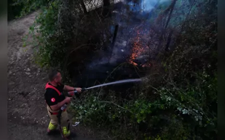 Düzce’de 15 Günde 22 Anız Yangını: İtfaiye’den Vatandaşa Uyarı