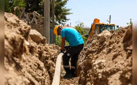 İçdedeler Mahallesi’nde Altyapı Yenileniyor: Su Kayıplarına Karşı Güçlü Hat