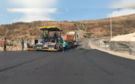 İzaydaş Tesisinde Yol Konforu Artırıldı