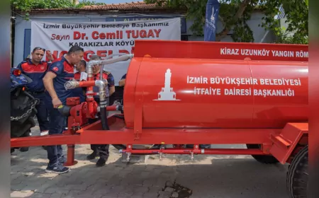 İzmir Büyükşehir Belediyesi'nden Yangınlara Karşı Güçlü Adım