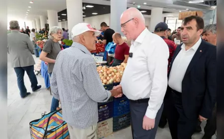 Yenikent Kapalı Pazar Yeri Hizmete Açıldı