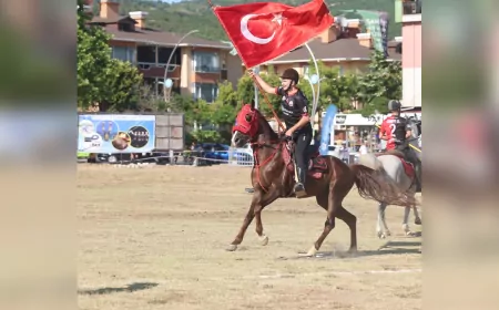 Cirit Şöleni Derince’de Renkli Görüntülere Sahne Oldu