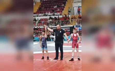 Elazığ Belediyesporlu Güreşçi Türkiye İkincisi Oldu