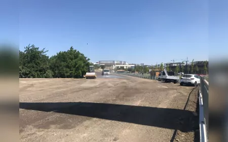 Çayırova Bilim Parkı’nda Hummalı Hazırlık: Asfalt Serimi Devam Ediyor