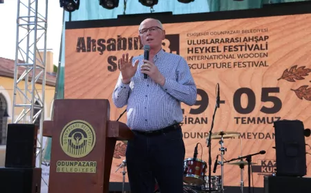 Odunpazarı’nda Ahşabın Sesi Yükseliyor: 8. Uluslararası Ahşap Heykel Festivali Başladı