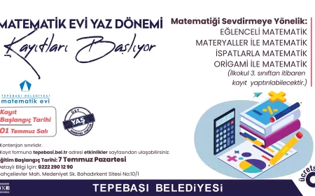 Tepebaşı Belediyesi Matematik Evi’nde Yaz Dönemi Kayıtları Başlıyor