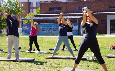 Tepebaşı’nda Açık Havada Sporla Sağlıklı Yaşama Adım
