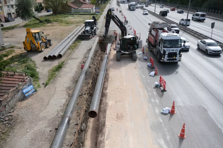 Eskişehir’de Altyapıya Güçlü Dokunuş: 400 Metrelik İçme Suyu Hattı Yenilendi