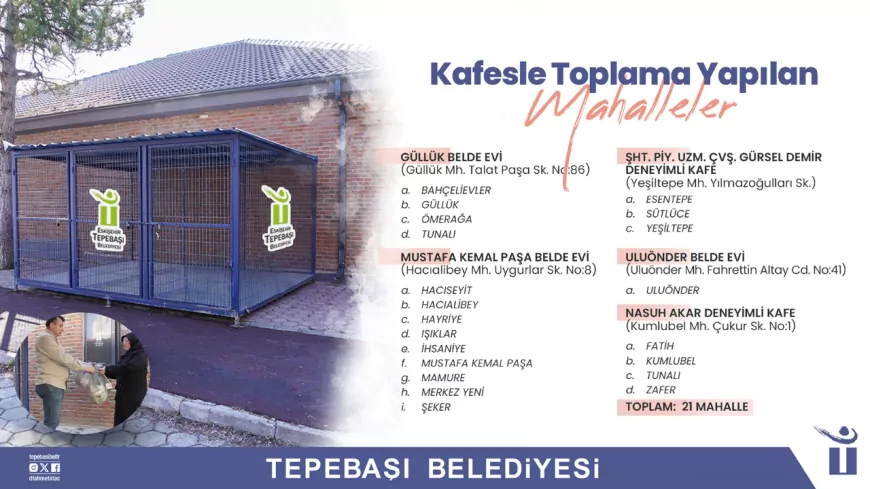 Tepebaşı’nda Geri Dönüşüm İçin Yeni Dönem: Temiz Çevre Temiz Tepebaşı