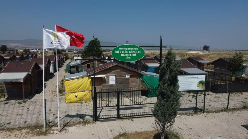 Tepebaşı’nda Gönüllü Bahçeleriyle Doğayla İç İçe Üretim Sevinci