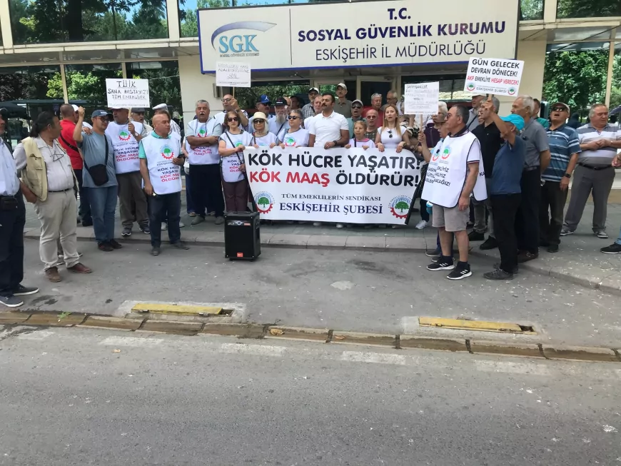 Tüm Emeklilerin Sendikasından Tepki: Kök Maaş Öldürür, Kök Hücre Yaşatır