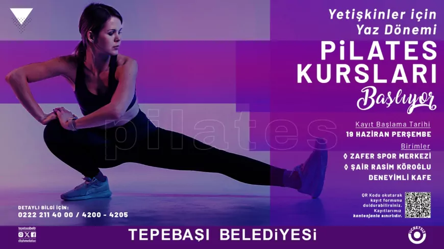 Tepebaşı Belediyesi’nden Yetişkinlere Pilates Kursu Fırsatı