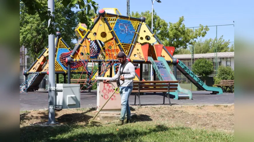 Yalova’da Park Bakımları Hız Kesmeden Devam Ediyor