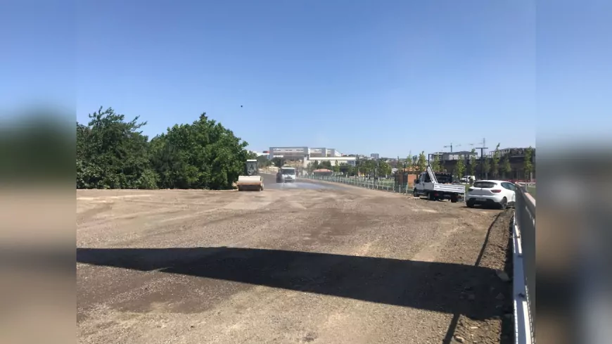 Çayırova Bilim Parkı’nda Hummalı Hazırlık: Asfalt Serimi Devam Ediyor