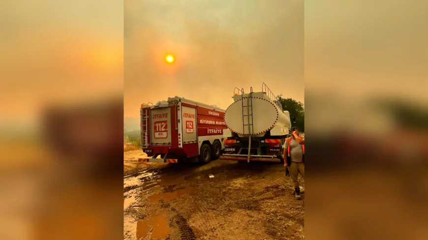 Eskişehir Büyükşehir Belediyesi’nden Gölpazarı ve Osmaneli’deki Orman Yangınına Destek