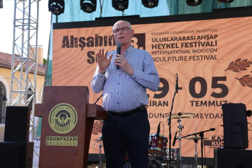 Odunpazarı’nda Ahşabın Sesi Yükseliyor: 8. Uluslararası Ahşap Heykel Festivali Başladı