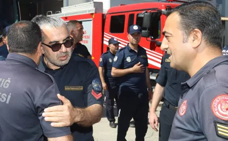Elazığ Belediyesi’nden Hatay’daki Orman Yangınına Destek