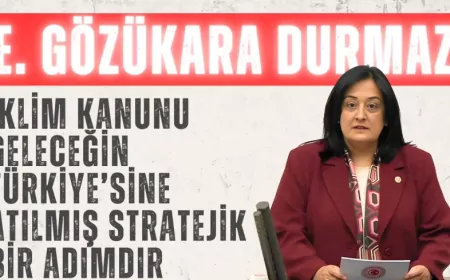 AK Parti Milletvekili Emel Gözükara Durmaz: “İklim Kanunu geleceğin Türkiye’sine atılmış stratejik bir adımdır”