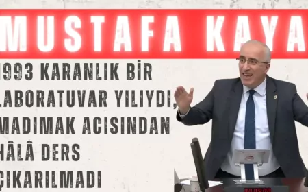 Saadet Partili Mustafa Kaya: “1993 karanlık bir laboratuvar yılıydı, Madımak acısından hâlâ ders çıkarılmadı”