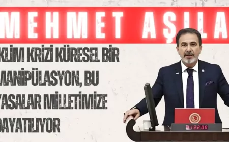 Yeniden Refah Partili Mehmet Aşıla: “İklim krizi küresel bir manipülasyon, bu yasalar milletimize dayatılıyor”