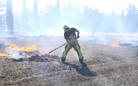 İstanbul İtfaiyesi’nden Anız Yangını Uyarısı: “Tehlike Büyüyor”