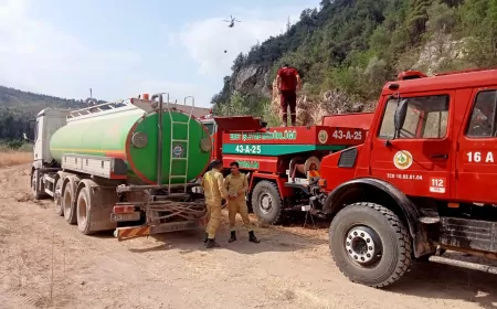 Eskişehir Büyükşehir Belediyesi’nden Bilecik’teki Orman Yangınlarına Destek