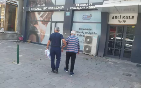 Kocaeli Büyükşehir Zabıtası İhtiyaç Sahibi Vatandaşın Yanında