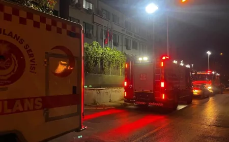 İzmir'deki Bakımevinde Korkutan Yangın: 100 Kişi Tahliye Edildi