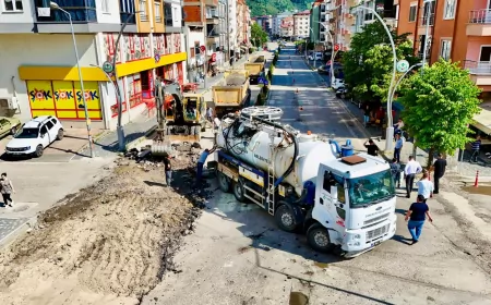 Fuat Köse Talimat Verdi, Giresun’da Hastane Yolu Asfaltlanıyor