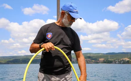 Sapanca Gölü’nün Su Kalitesi İçin Derin Temizlik Başlatıldı