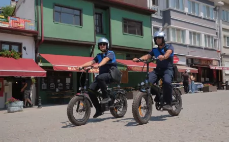 Odunpazarı Belediyesi’nden Zabıta Ekiplerine 7 Elektrikli Bisiklet
