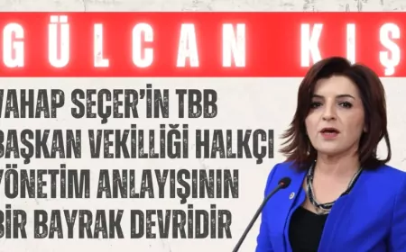 CHP’li Gülcan Kış: “Vahap Seçer’in TBB Başkan Vekilliği halkçı yönetim anlayışının bir bayrak devridir”