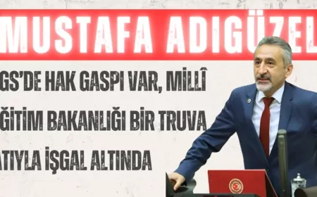 CHP’li Mustafa Adıgüzel: “LGS’de hak gaspı var, Millî Eğitim Bakanlığı bir Truva atıyla işgal altında”