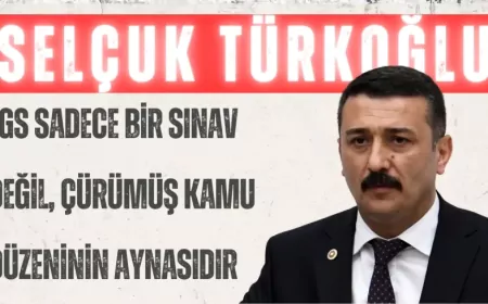 İYİ Parti’li Türkoğlu: “LGS sadece bir sınav değil, çürümüş kamu düzeninin aynasıdır”