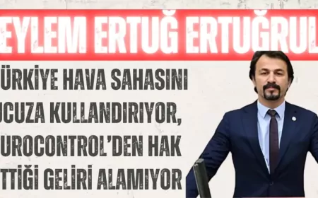CHP’li Eylem Ertuğrul: “Türkiye hava sahasını ucuza kullandırıyor, EUROCONTROL’den hak ettiği geliri alamıyor”
