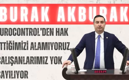 İYİ Parti’li Burak Akburak: “EUROCONTROL’den hak ettiğimizi alamıyoruz, çalışanlarımız yok sayılıyor”