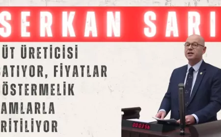 CHP’li Serkan Sarı: “Süt üreticisi batıyor, fiyatlar göstermelik zamlarla eritiliyor”