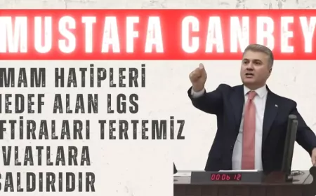 AK Parti’li Mustafa Canbey: “İmam hatipleri hedef alan LGS iftiraları tertemiz evlatlara saldırıdır”