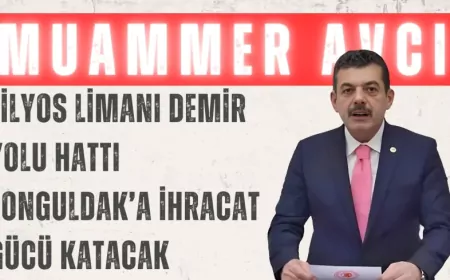 AK Parti Zonguldak Milletvekili Muammer Avcı: “Filyos Limanı demir yolu hattı Zonguldak’a ihracat gücü katacak”
