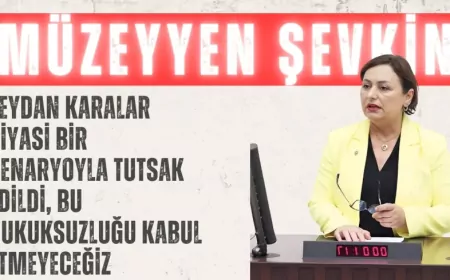 CHP’li Müzeyyen Şevkin: “Zeydan Karalar siyasi bir senaryoyla tutsak edildi, bu hukuksuzluğu kabul etmeyeceğiz”