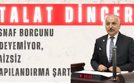 CHP Mersin Milletvekili Talat Dinçer: "Esnaf borcunu ödeyemiyor, faizsiz yapılandırma şart"