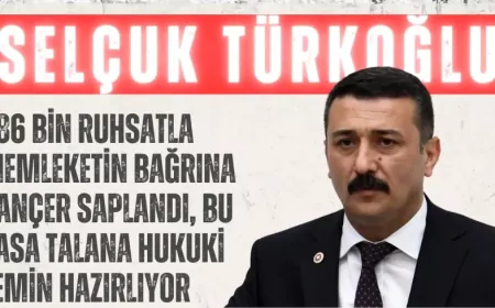 İYİ Partili Selçuk Türkoğlu: “386 bin ruhsatla memleketin bağrına hançer saplandı, bu yasa talana hukuki zemin hazırlıyor”