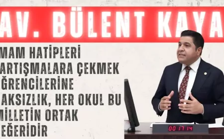YENİ YOL Grubu Başkanı Bülent Kaya: “İmam hatipleri tartışmalara çekmek öğrencilerine haksızlık, her okul bu milletin ortak değeridir”
