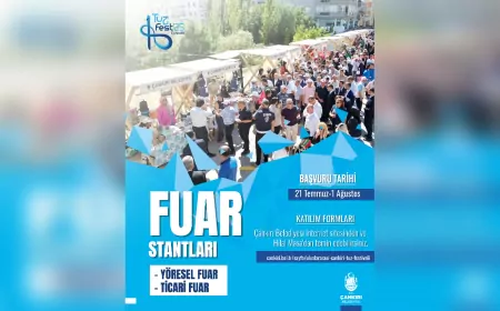 Çankırı Tuz Festivali Fuar Başvuruları Başlıyor